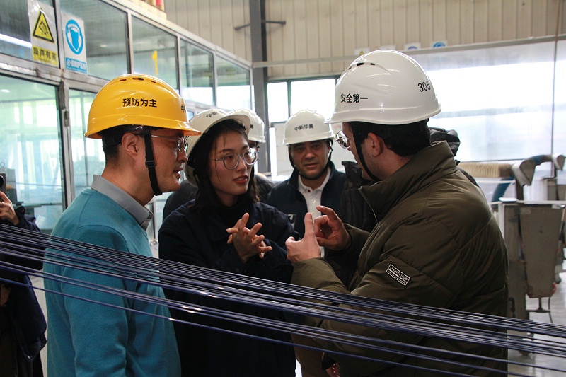 西班牙汽車(chē)注塑廠(chǎng)參觀(guān)生產(chǎn)一線(xiàn)---青島中新華美塑料有限公司