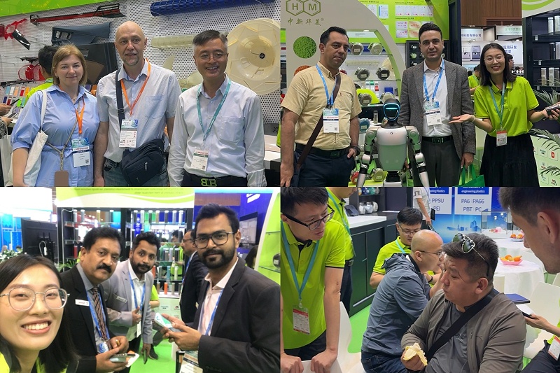 On April 18, the four-day CHINAPLAS 2025 International Plastics and Rubber Exhibition concluded successfully in Shenzhen. At this exhibition, Qingdao Zhongxin Huamei Plastic Co., Ltd. showcased a range of modified plastics, demonstrating the company's technical expertise and innovative achievements in the field to global clients. 