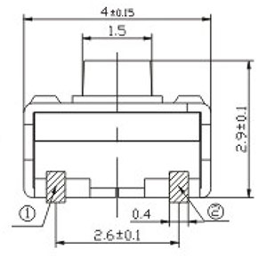 Tactile Switches R10 Structure Diagram