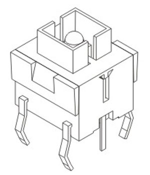 帶燈輕觸開關(guān)R593結(jié)構(gòu)圖